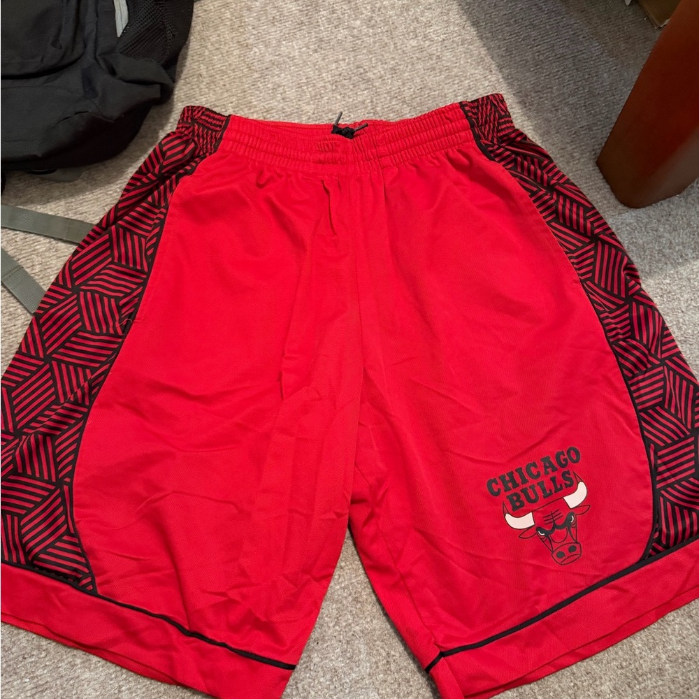 NBA Chicago Bulls Red Shorts